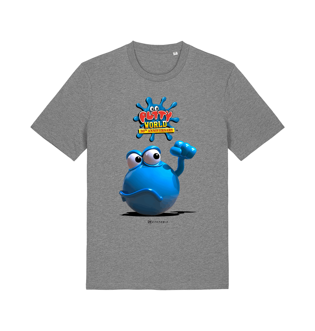Mid Heather Grey Printed T-shirt