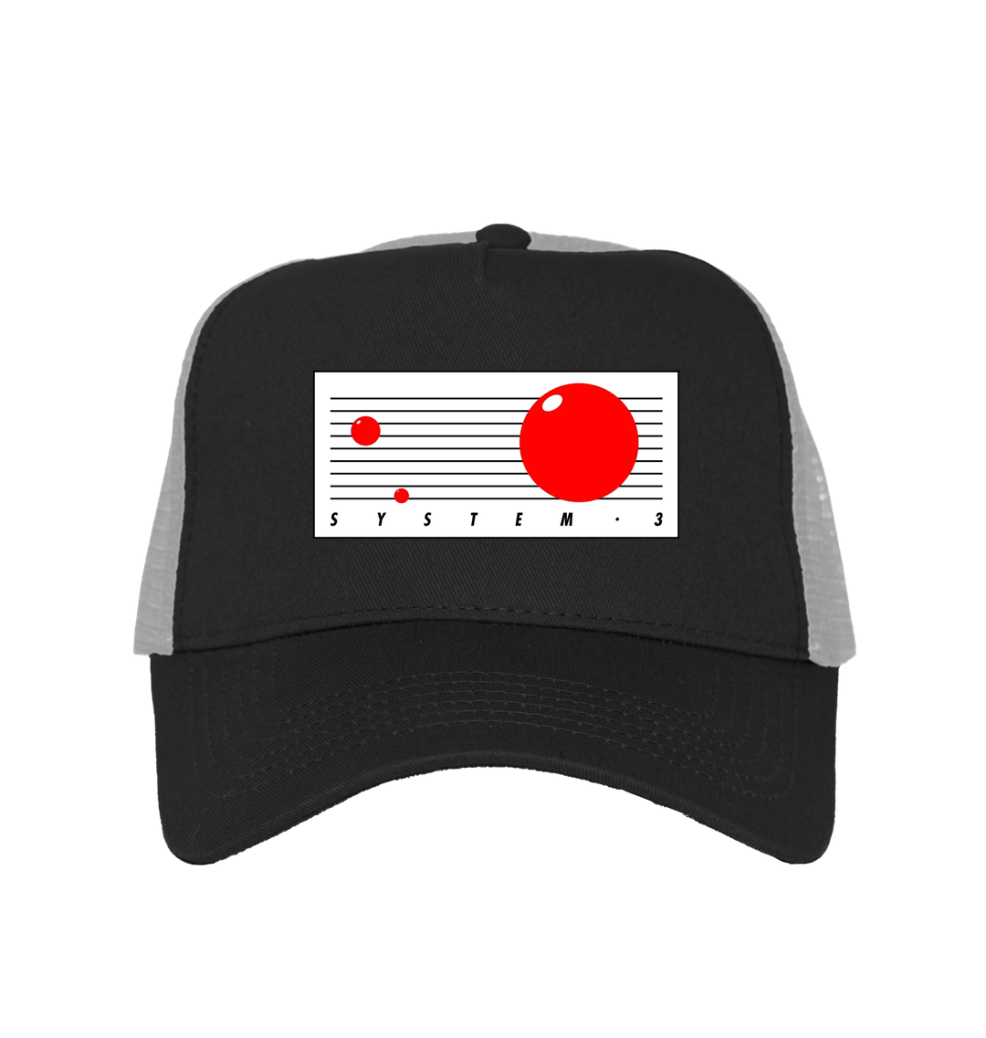 Black/Light Grey Caps