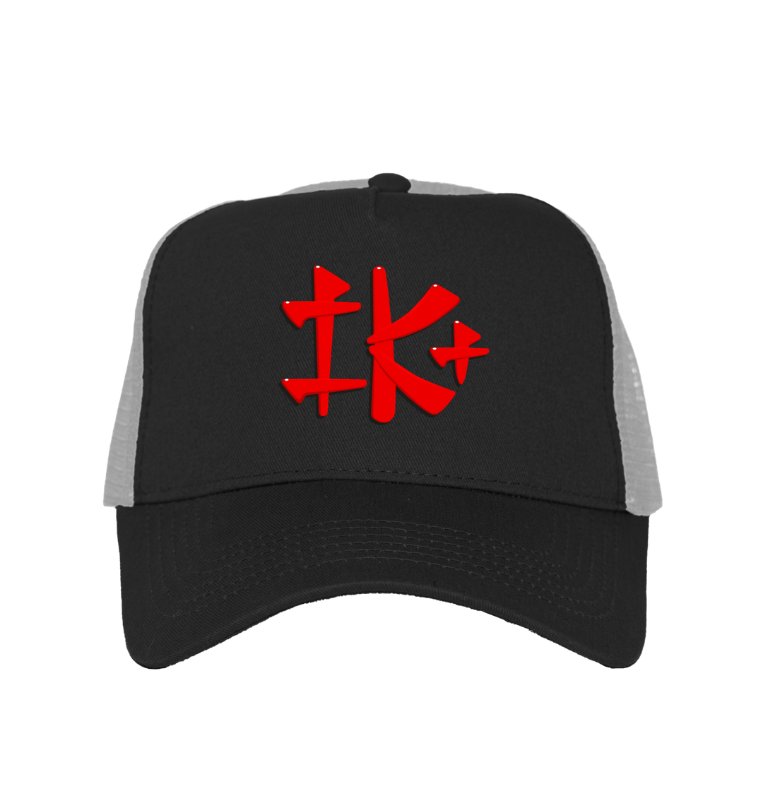 Black/Light Grey Caps Front