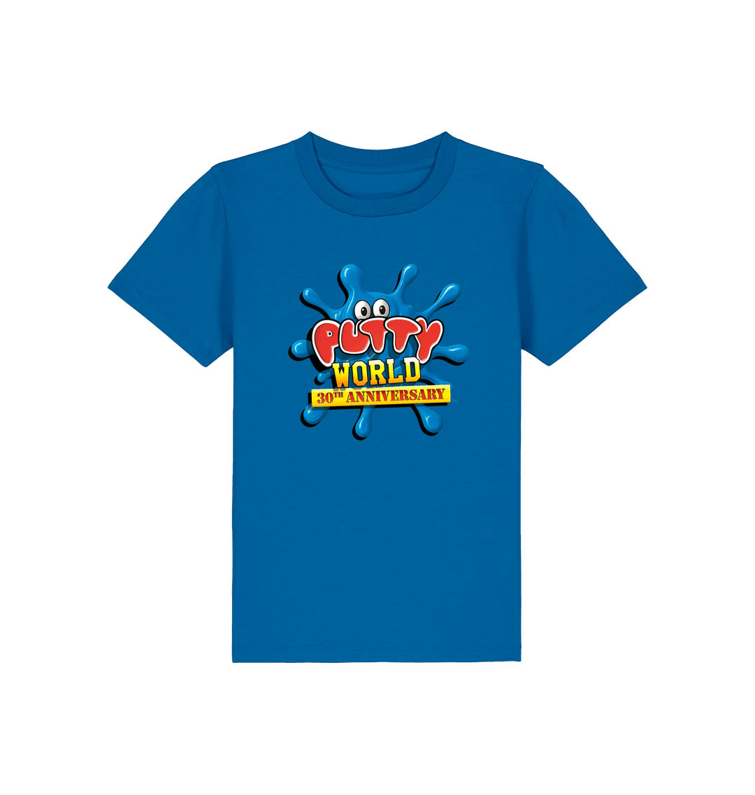 Royal Blue Printed Kids T-Shirt