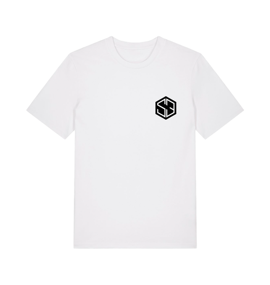 White Printed T-shirt Front