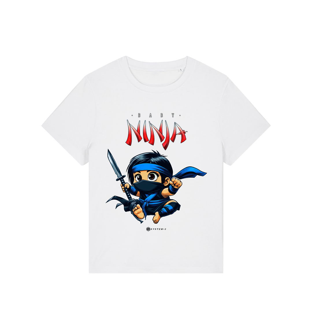 White Printed T-shirt Front