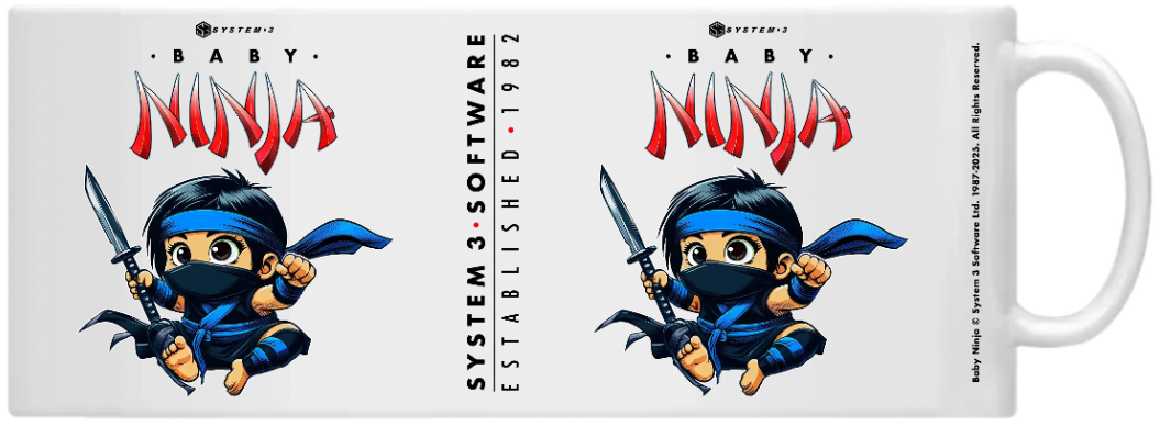 Baby Ninja Mug - Blue Art