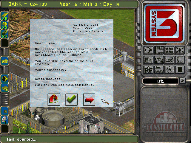 Screenshot of Constructor Classic 1997 (PC)