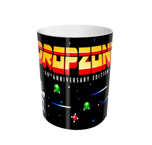 DropZone 40th Anniversary Edition 'Jet-Pack Man' Mug - Black