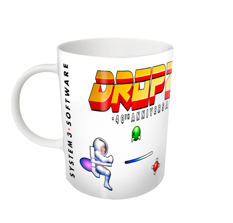 DropZone 40th Anniversary Edition 'Jet-Pack Man' Mug - White