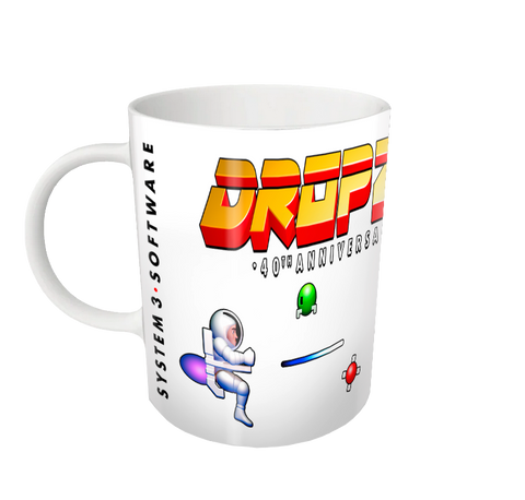 DropZone 40th Anniversary Edition 'Jet-Pack Man' Mug - White