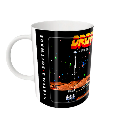 DropZone 40th Anniversary Edition 'Screen-Shot' Mug – Black