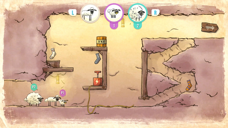 Screenshot of Home Sheep Home: Farmageddon Party Edition - Nintendo Switch (Switch 2 Compatible)