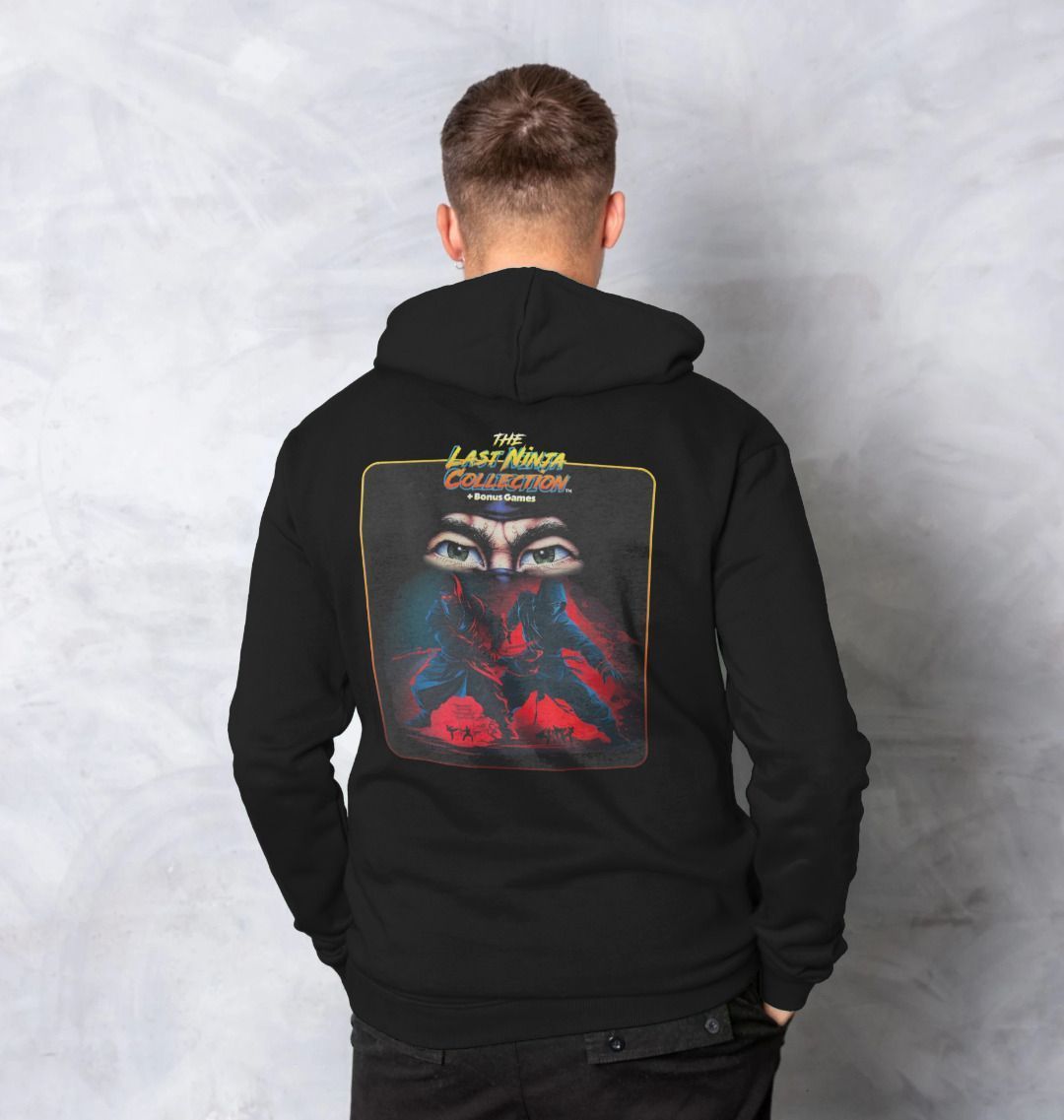 The Last Ninja Collection™ Signature Plus Hoodie - Front Stitched 'S3' logo - Print on back
