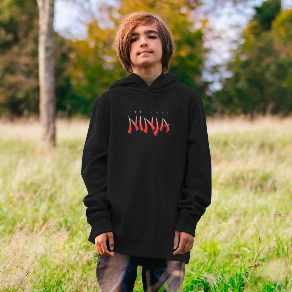 The Last Ninja™ Classic Plus Kids Hoodie – Featuring Front Logo & Back Image Print