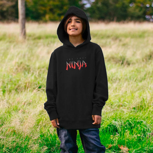 The Last Ninja™ Classic Plus Kids Hoodie – Featuring Front Logo & Back Image Print