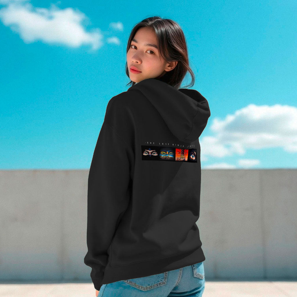 The Last Ninja Series Signature Plus Collectors Edition Hoodie - Image on the back stitched S3 logo on front