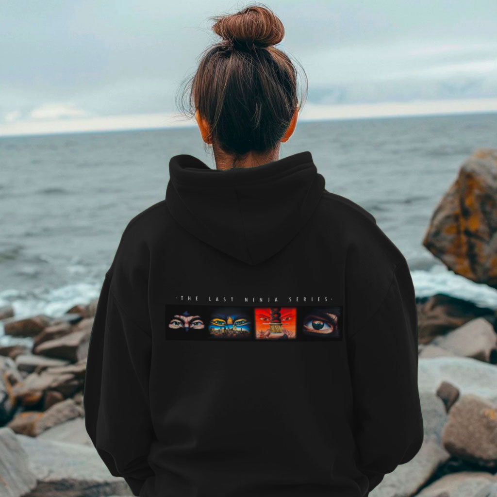 The Last Ninja Series Signature Plus Collectors Edition Hoodie - Image on the back stitched S3 logo on front
