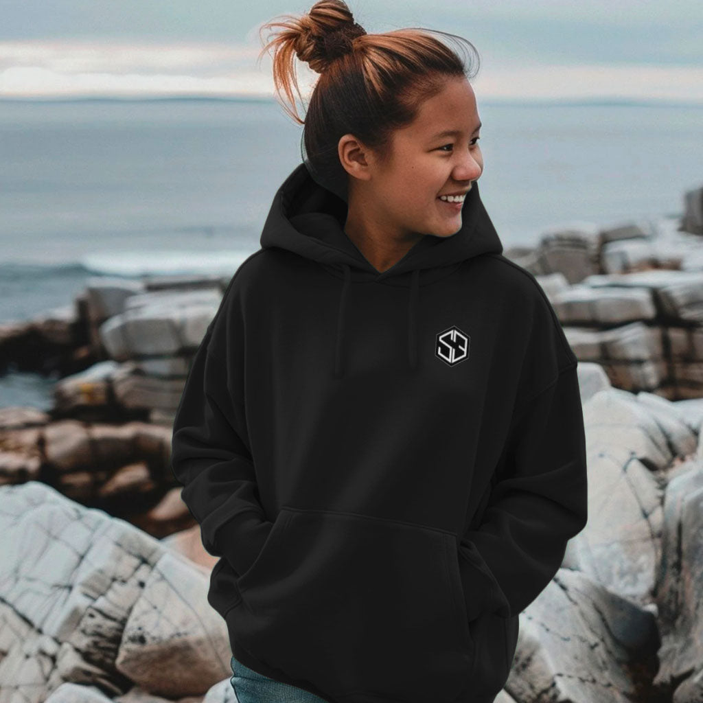 The Last Ninja Series Signature Plus Collectors Edition Hoodie - Image on the back stitched S3 logo on front