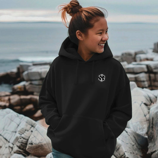 The Last Ninja Series Signature Plus Collectors Edition Hoodie - Image on the back stitched S3 logo on front