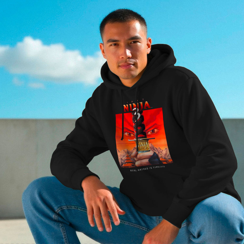Last Ninja 3™ FrontLine Edition Hoodie – Black – Front Last Ninja 3 Print