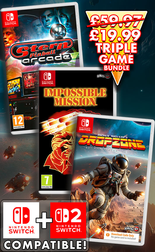 Retro Legends Reborn: Nintendo Switch Triple Game Bundle with over 60% saving