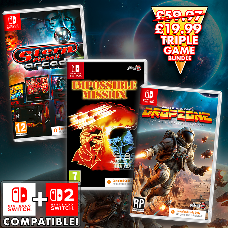 Retro Legends Reborn: Nintendo Switch Triple Game Bundle with over 60% saving