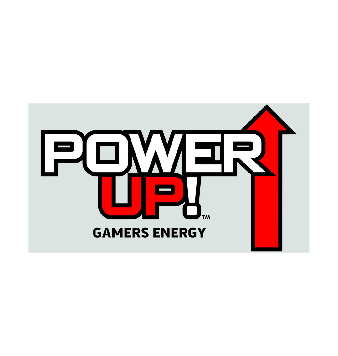 Power Up! Gamers Energy Aluminium Water Bottle - 600ML