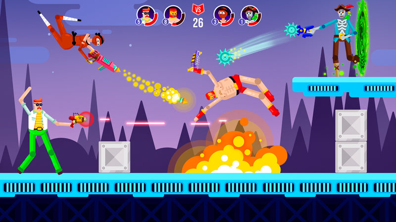 Screenshot of Ragdoll Rage: Heroes Arena - Nintendo Switch (Switch 2 Compatible)