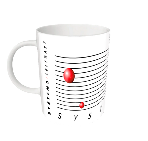System 3 Classic 'Planets' Logo Mug