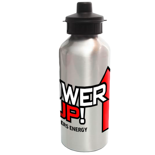 Power Up! Gamers Energy Aluminium Water Bottle - 600ML
