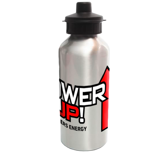 Power Up! Gamers Energy Aluminium Water Bottle - 600ML