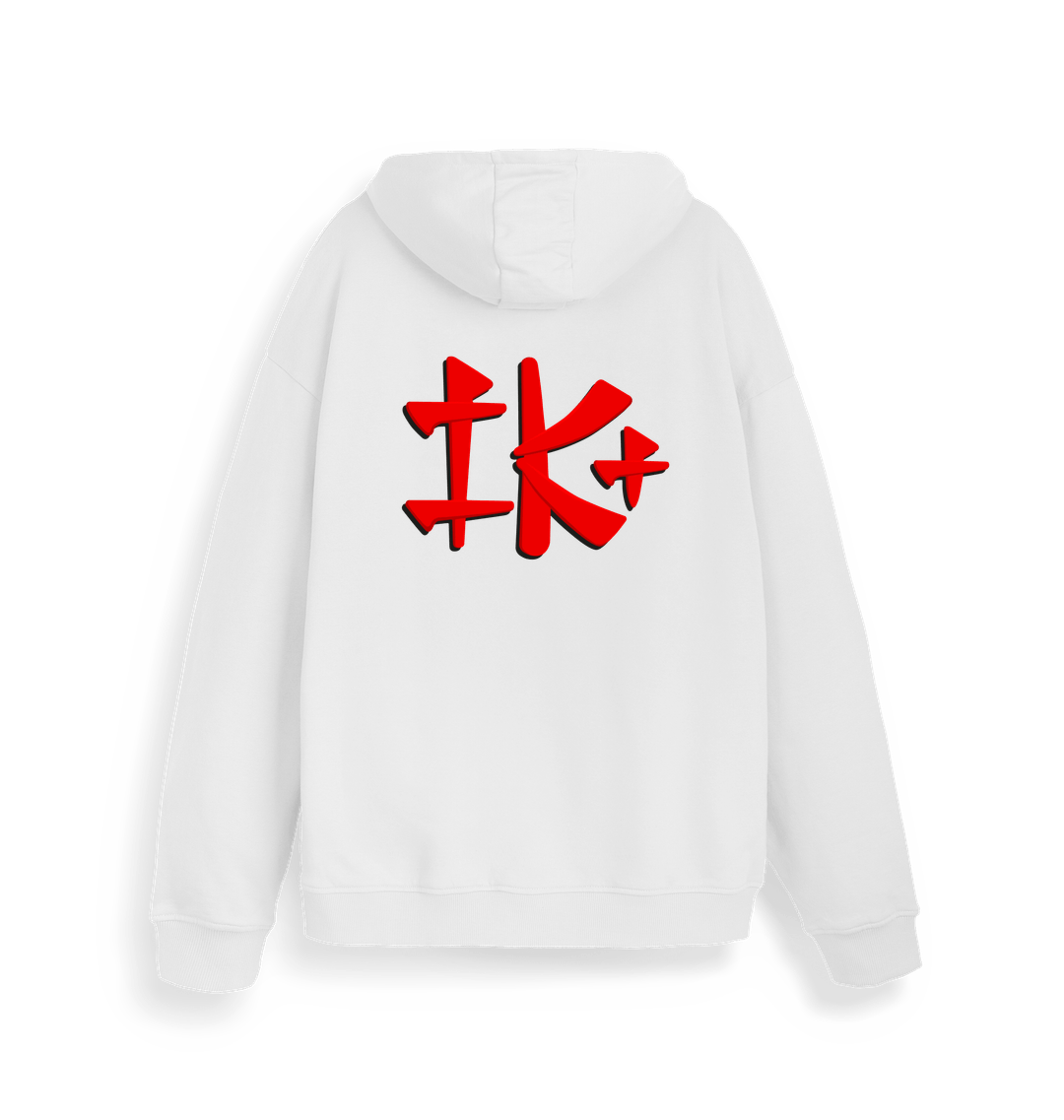 White Printed Sweater