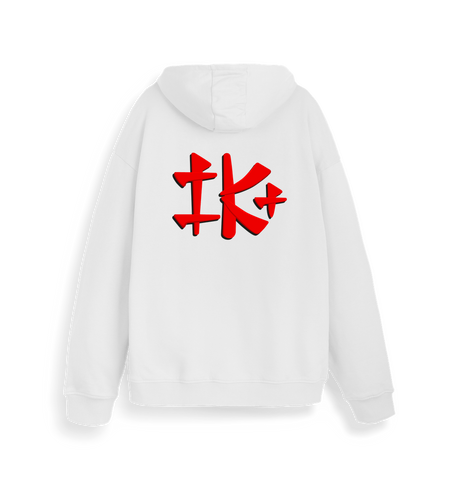 White Printed Sweater