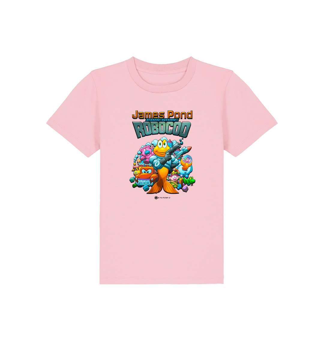 Cotton Pink Printed Kids T-Shirt
