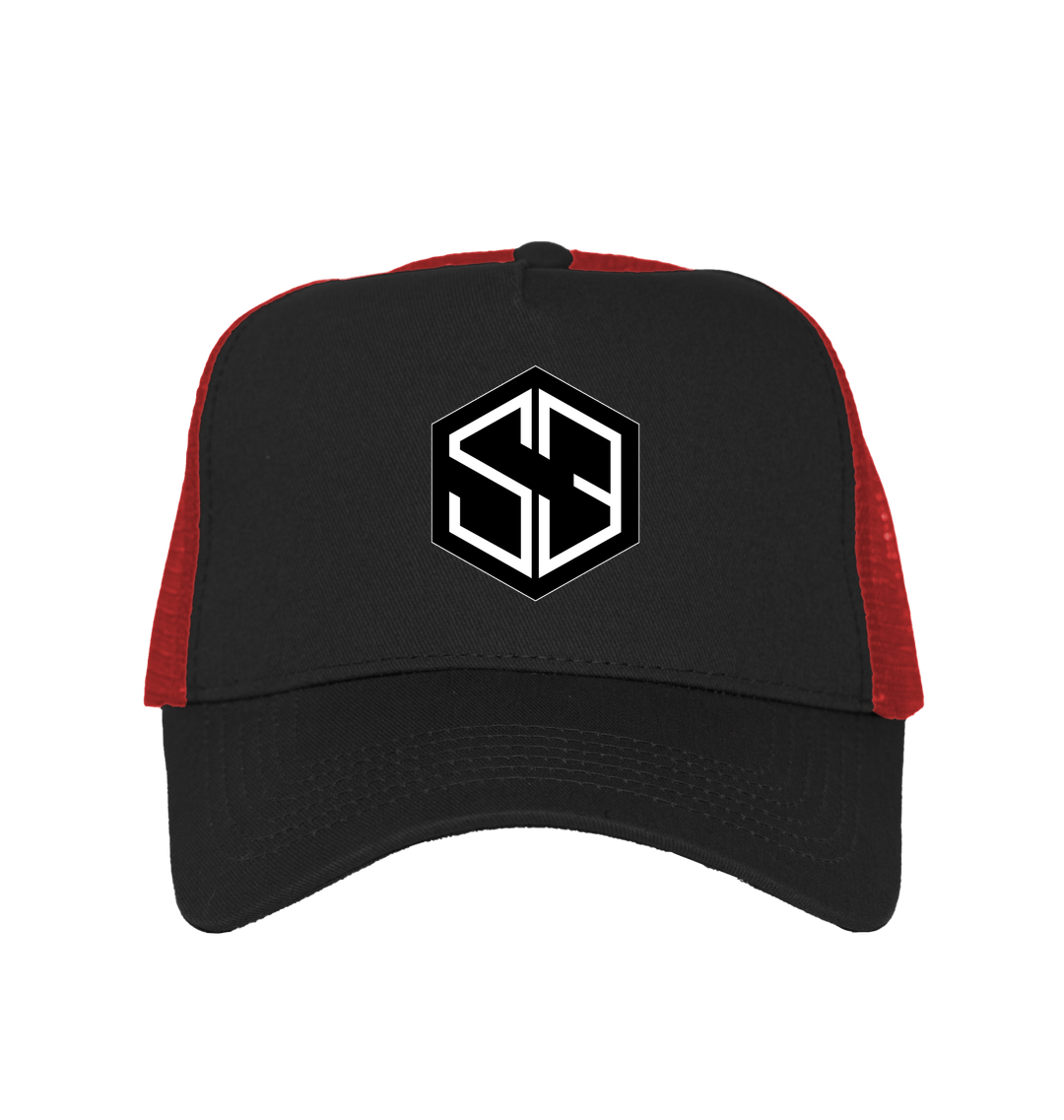 Black/Classic Red Caps
