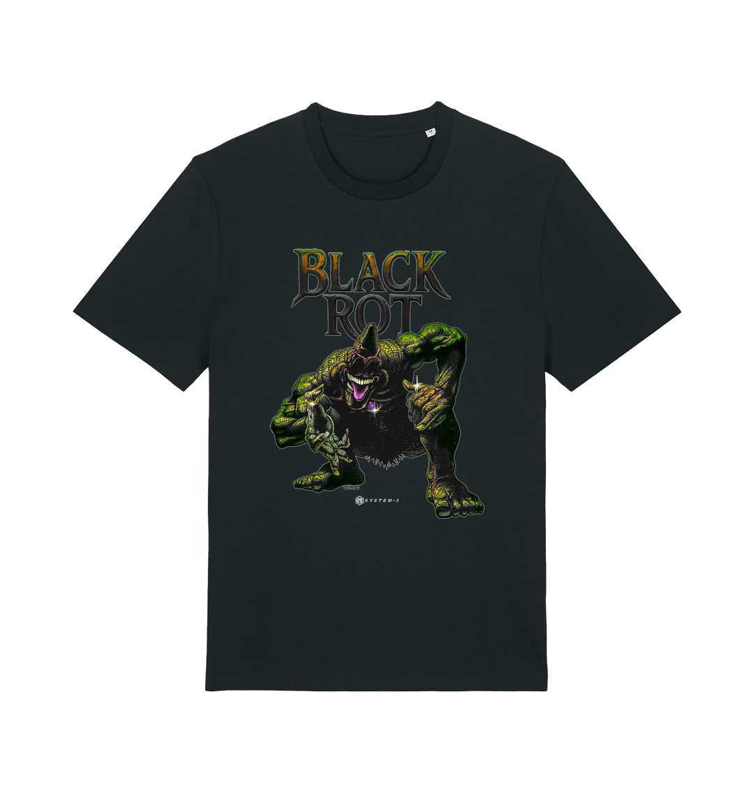 Black Printed T-shirt