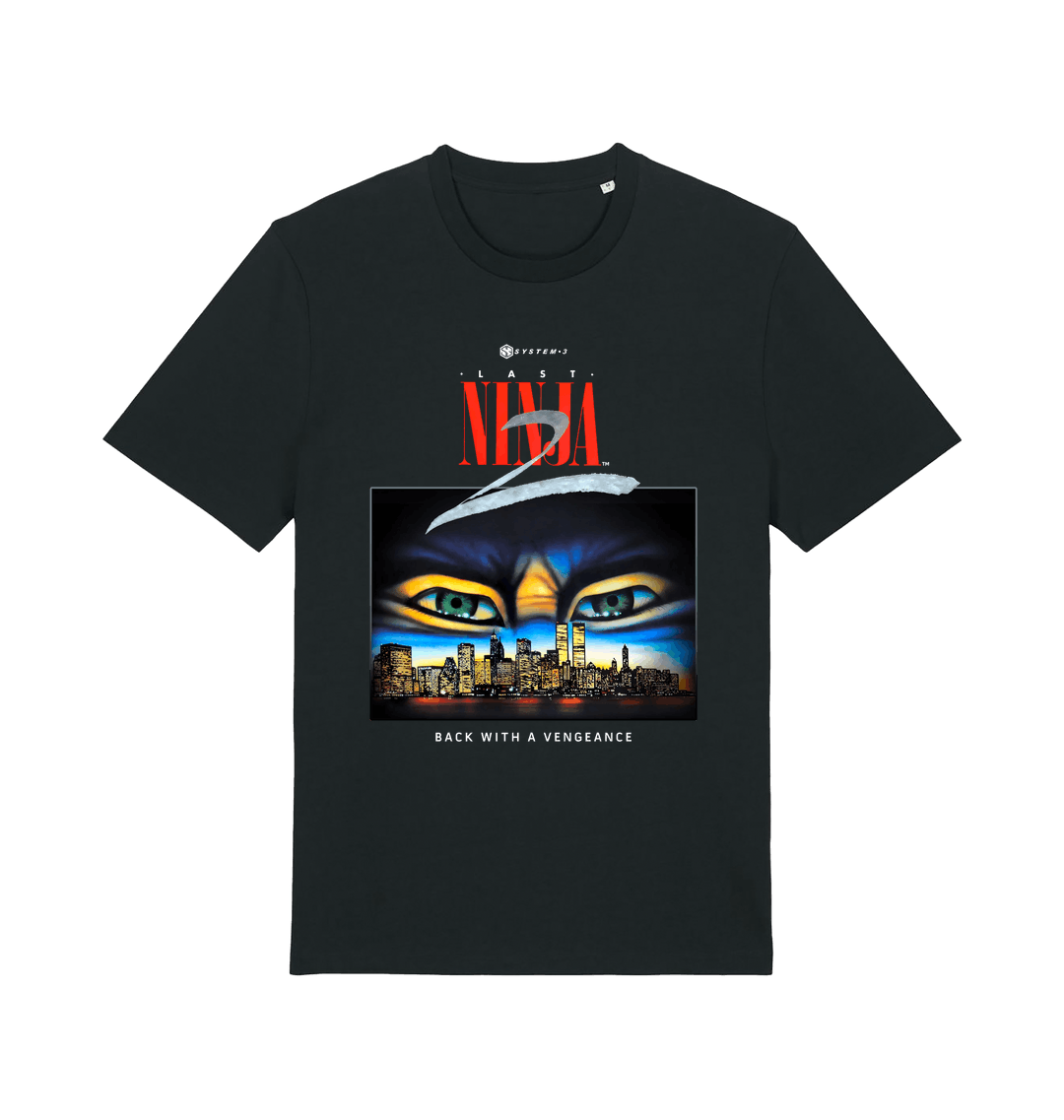 Black Printed T-shirt Front