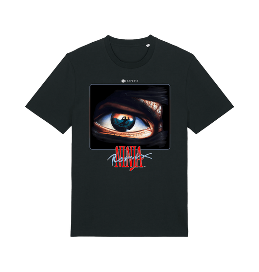 Black Printed T-shirt Front