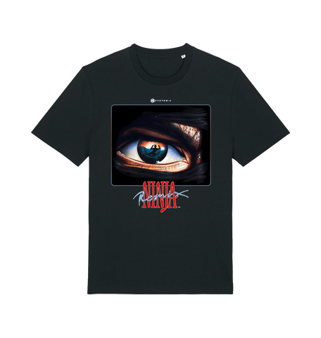 Black Printed T-shirt Front