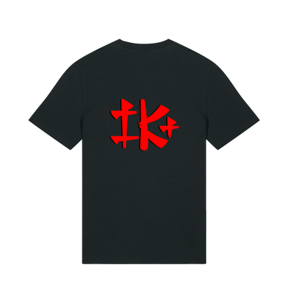 Black Printed T-shirt Back