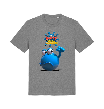 Mid Heather Grey Printed T-shirt