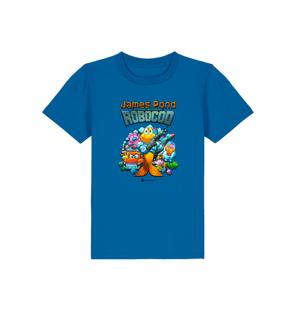 Royal Blue Printed Kids T-Shirt