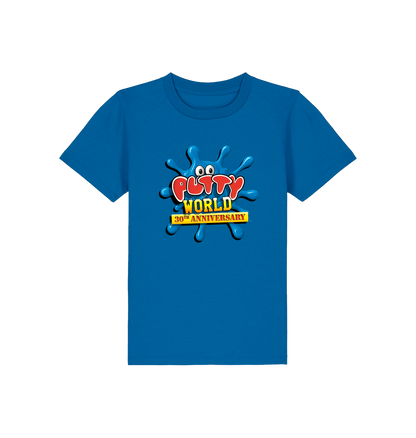 Royal Blue Printed Kids T-Shirt