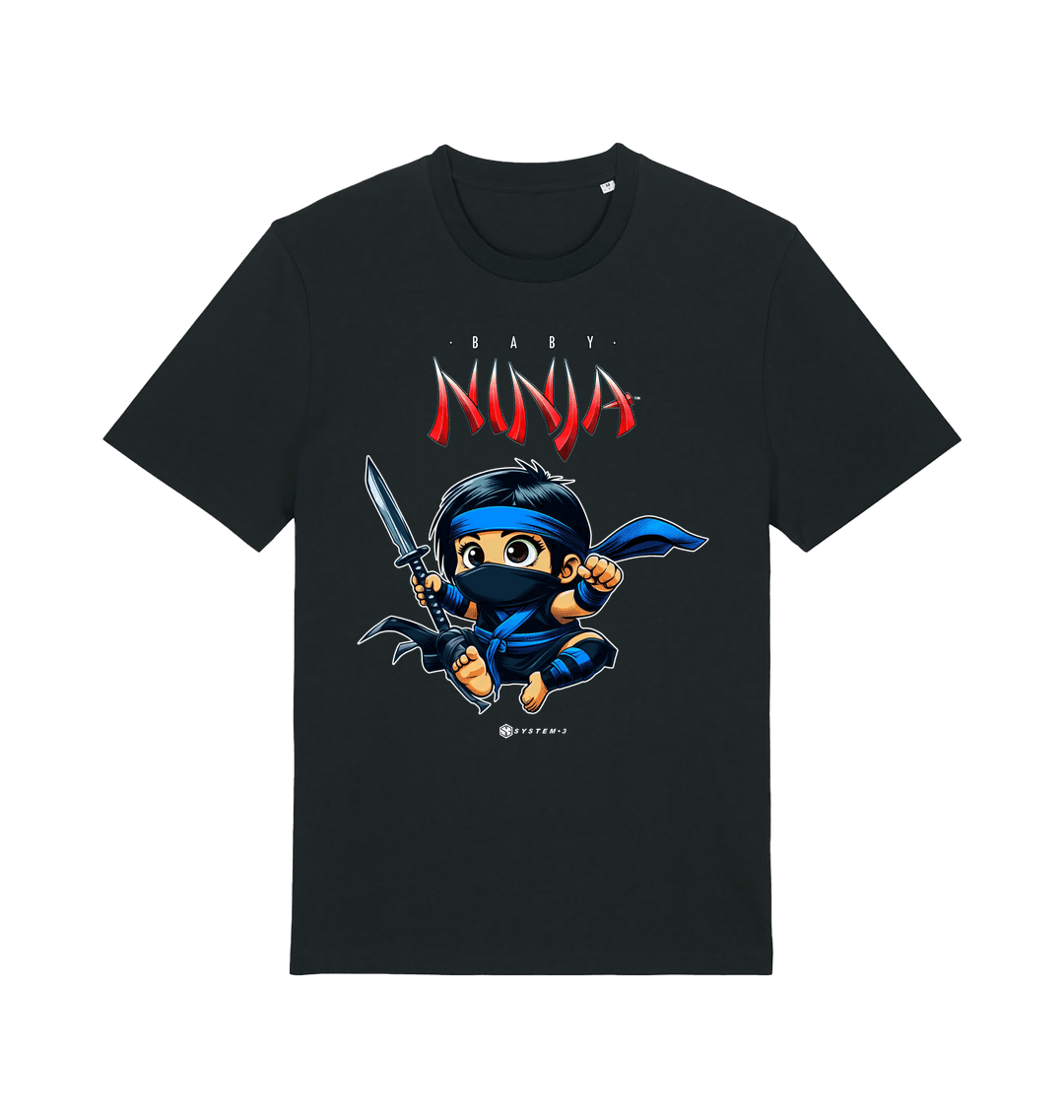 Black Printed T-shirt Front
