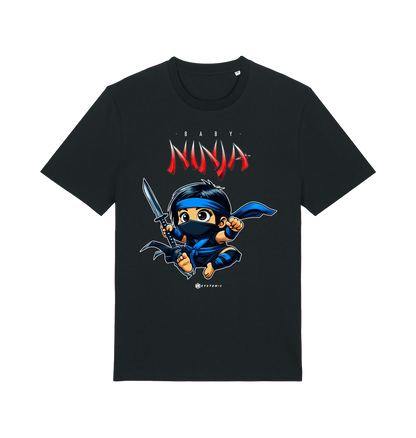 Black Printed T-shirt Front