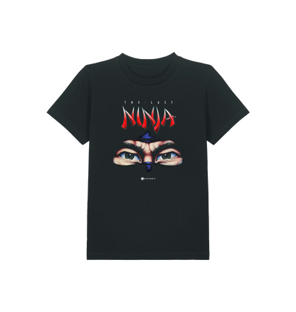 Black Printed Kids T-Shirt