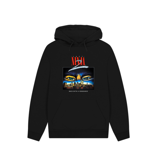 Black Printed Hoody