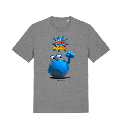 Mid Heather Grey Printed T-shirt Front