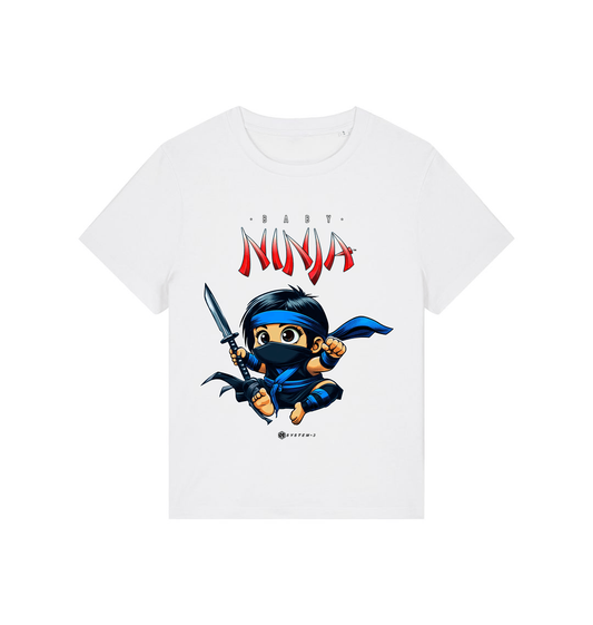 White Printed T-shirt Front