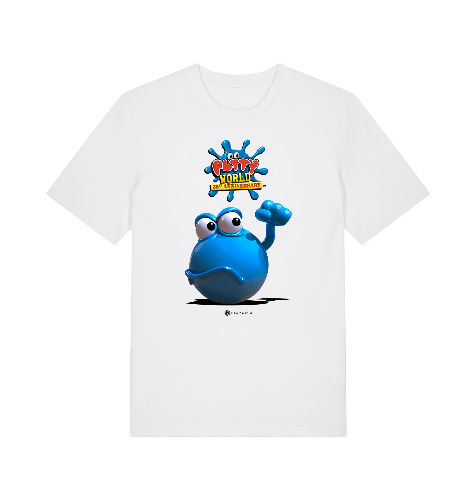 White Printed T-shirt Front