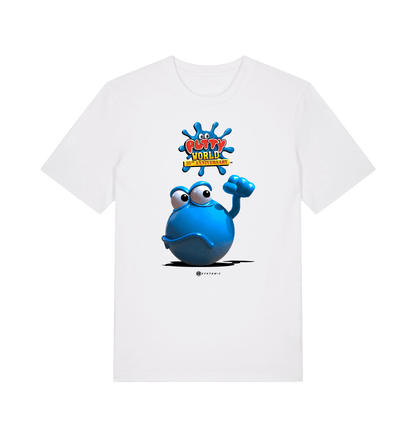 White Printed T-shirt Front