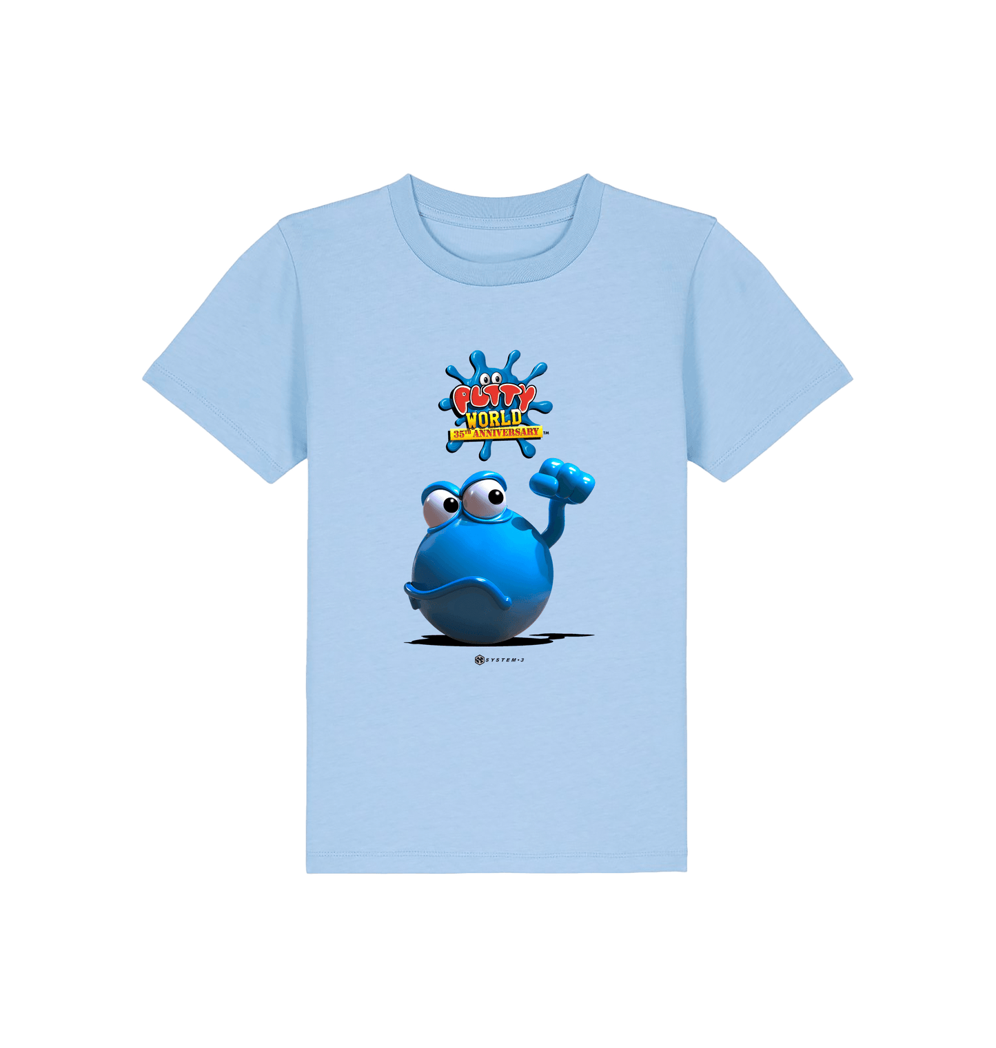 Blue Soul Printed Kids T-Shirt Front