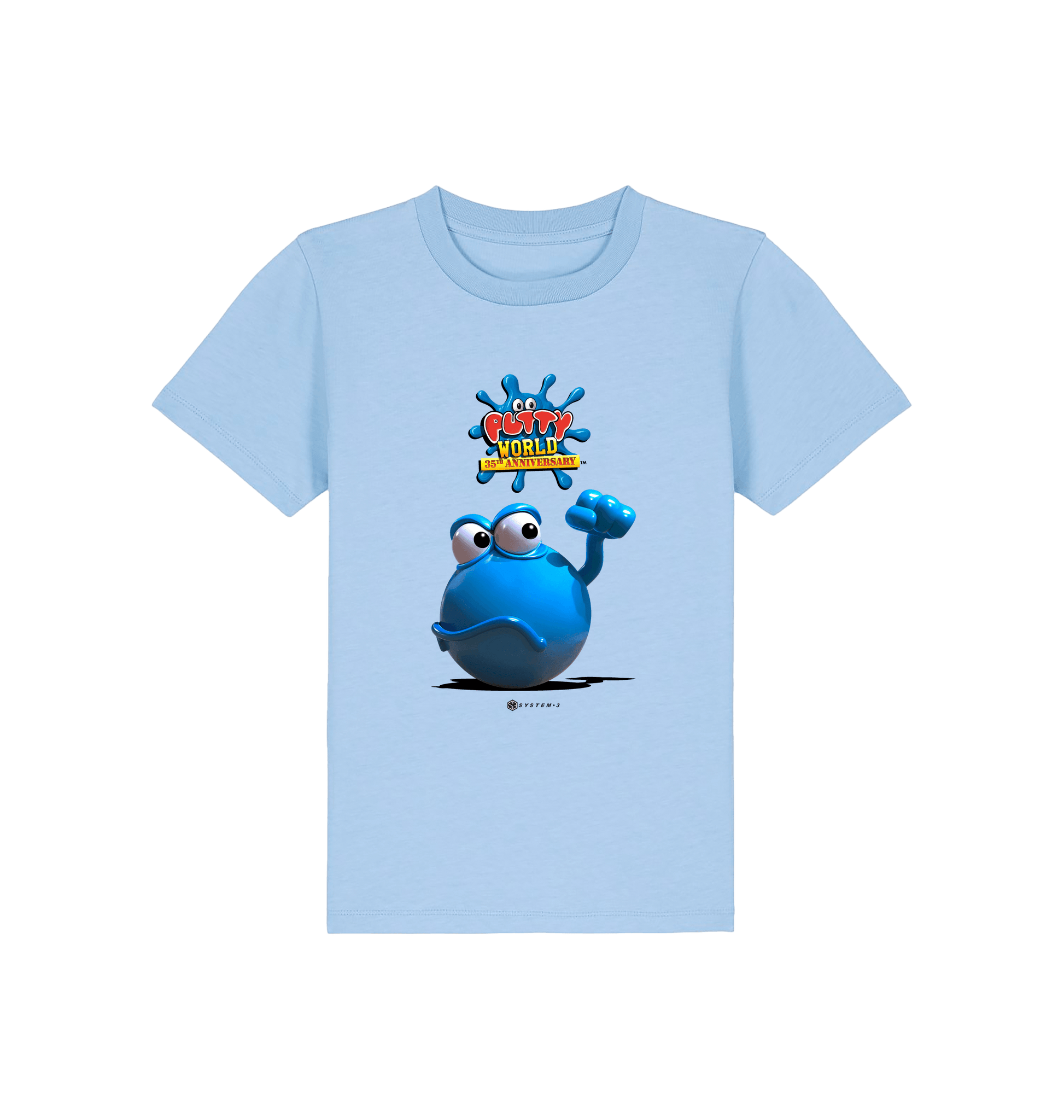Blue Soul Printed Kids T-Shirt Front